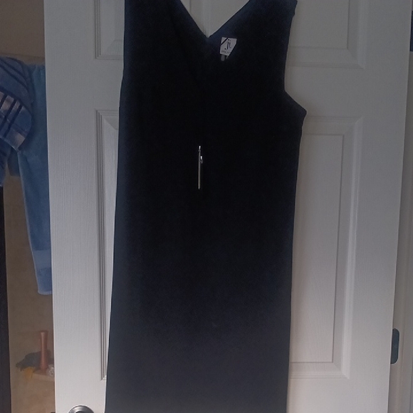 Elegant Black Sleeveless Dress - Picture 1 of 5